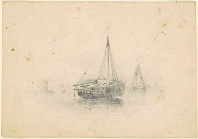 Barcos Anclados de James Goodwyn Clonney