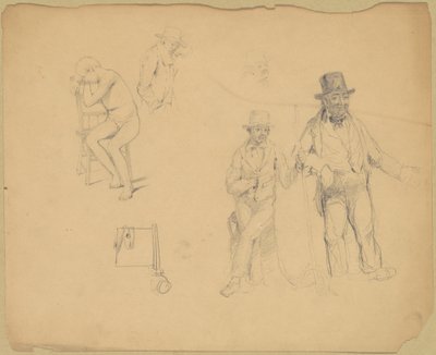Estudios de hombres y niños de James Goodwyn Clonney