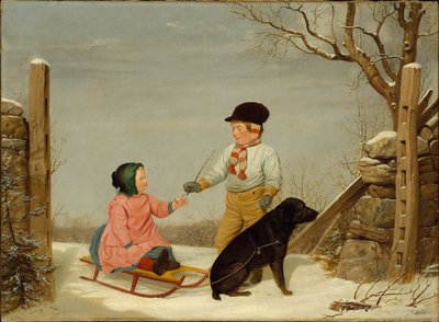 El paseo en trineo de James Goodwyn Clonney