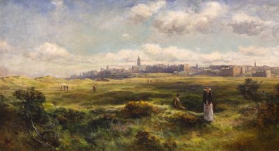 St Andrews desde el campo de golf de James Gustavus Hope Spindler