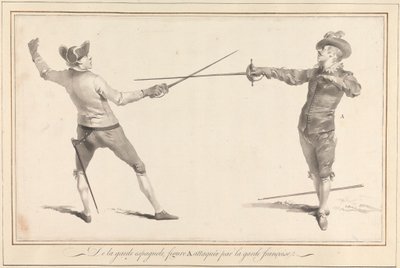 De la Guardia Española, Figura A Atacada por la Guardia Francesa de James Gwin
