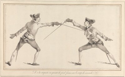 De la forma Risposte en Quinte de Pied al Coup de Seconde de James Gwin