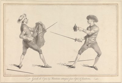 Guardia de Espada y Capa atacado por Espada y Linterna de James Gwin