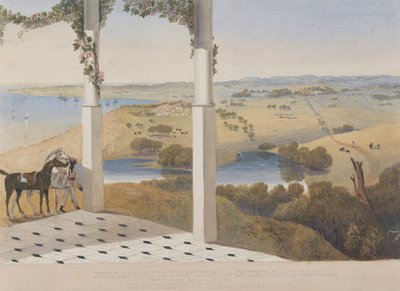 Holland Estate, St. Thomas en el Este, Vista desde la Casa de Cambio de Aire de James Hakewill