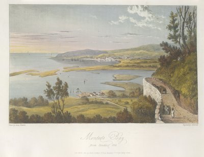 Vista de Montego Bay desde Reading Hill, ilustración de 