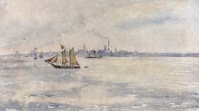 Birkenhead desde el río de James Hamilton Hay