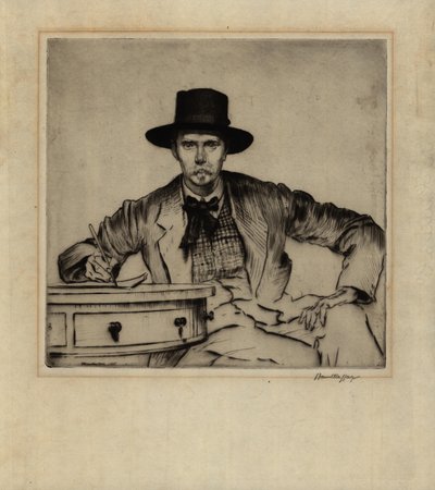 Retrato del grabador J. Hamilton Hay, 1915 de James Hamilton Hay