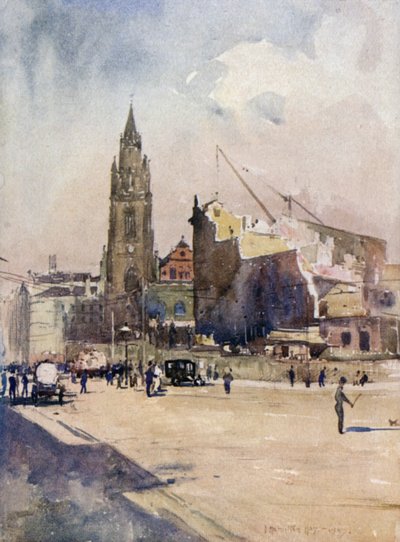 Iglesia de St. Nicholas y el Último de los Edificios de la Torre de James Hamilton Hay