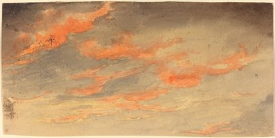 Nubes al atardecer de James Hamilton Shegogue