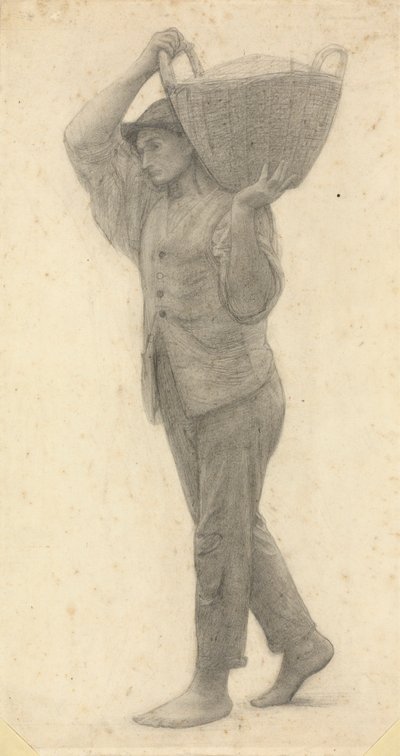 Hombre con cesta de orejas de James Havard Thomas