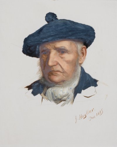 Cabeza de hombre, 1885 de James Hayllar
