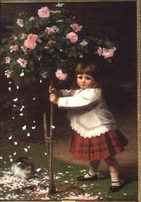 El joven jardinero de James Hayllar