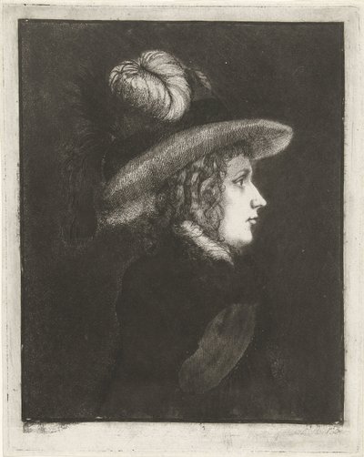 retrato, de, un, mujer, con, un, sombrero señora peligro de James Hazard