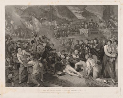 Muerte de Lord Nelson de James Heath