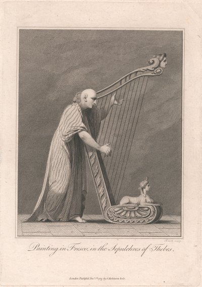 Pintura en los Sepulcros de Tebas de James Heath