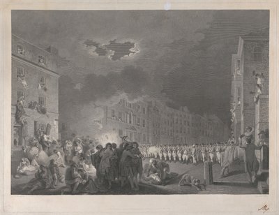 El motín en Broad Street el siete de junio de 1780 de James Heath
