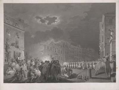 El motín en Broad Street el siete de junio de 1780 de James Heath