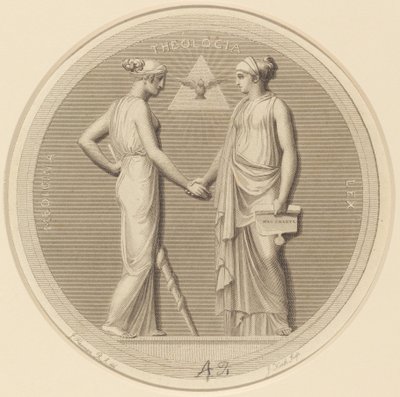Medicina - Teología - Ley de James Heath after John Flaxman