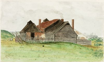 Cabaña cerca de Trow Rocks de James Henry Cleet
