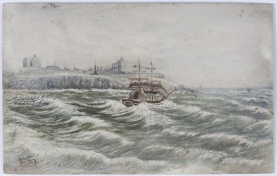 Varamiento del Beloy de Littlehampton y Pérdida de la Tripulación del Bote Salvavidas del Tyne de James Henry Cleet
