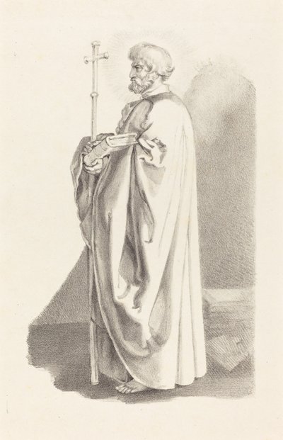 Un apóstol, de Alberto Durero de James Henry Lynch after John Flaxman