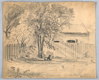 E. F. Miller en el Jardín de Parson, Columbus, Ohio de James Henry Moser