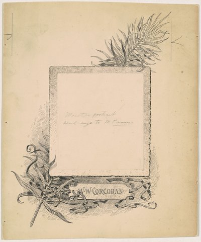 Frontispicio, Retrato de W. W. Corcoran de James Henry Moser