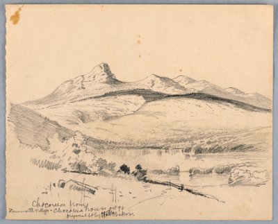 Monte Chocorua desde Tamworth, New Hampshire de James Henry Moser