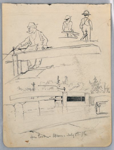 Cerradura abierta, Akron, Ohio de James Henry Moser