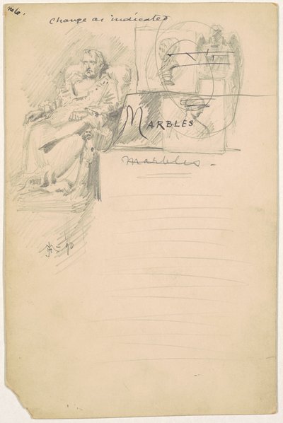 Estudio para "Mármoles" de James Henry Moser