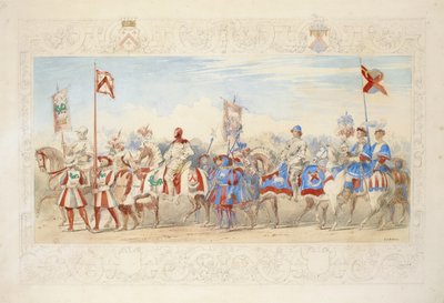 Archibald, Conde de Cassilis, Caballero del Delfín, 1839 de James Henry Nixon