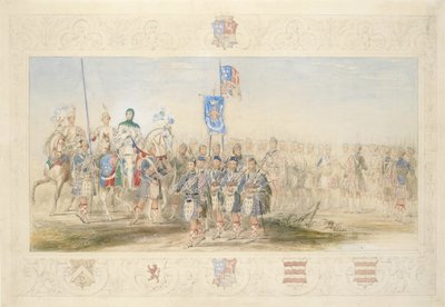 Barón Glenlyon, Caballero del Gael, 1839 de James Henry Nixon