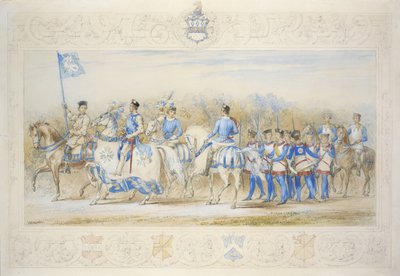 Charles Lamb Esq, Caballero de la Rosa Blanca de James Henry Nixon