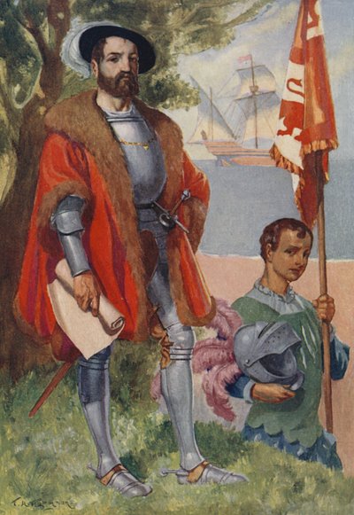Hernán Cortés, conquistador español de James Henry Robinson