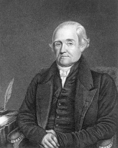 Noah Webster (1758-1843) grabado por G. Parker de James Herring