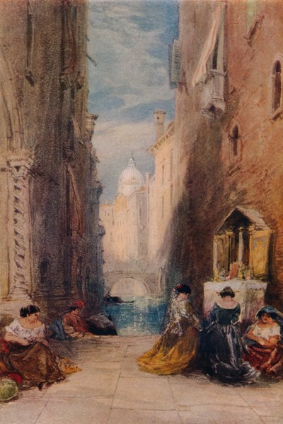 Un santuario en Venecia, c. 1820-1870, 1924 de James Holland