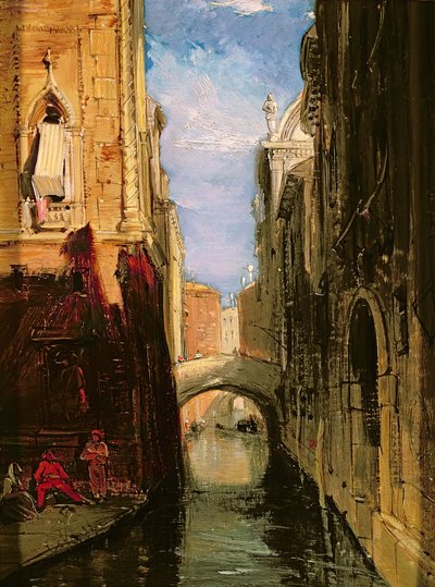 Un canal lateral, Venecia de James Holland