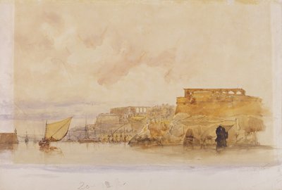 Vista de Valetta, Malta de James Holland