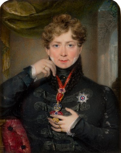 Retrato del rey Jorge IV (1762-1830), c.1797-1830 (óleo sobre lienzo) de James Holmes