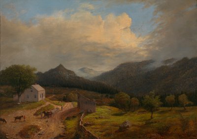 Taberna en New Boston, Vermont, 1855 de James Hope