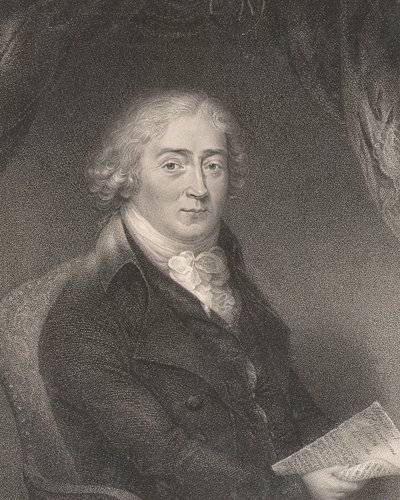 Retrato de Venanzio Rauzzini (1746-1810) grabado por Robert Hancock (1730-1817) de James Hutchison