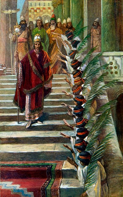 El honor de Mardoqueo por J. James Tissot de James Jacques Joseph (after) Tissot