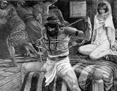 Sansón rompe sus cuerdas de James Jacques Joseph (after) Tissot
