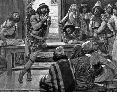Sansón propone un acertijo de James Jacques Joseph (after) Tissot