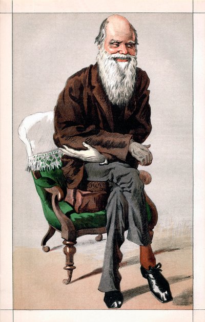 Retrato de Charles Darwin de James Jacques Joseph  Tissot