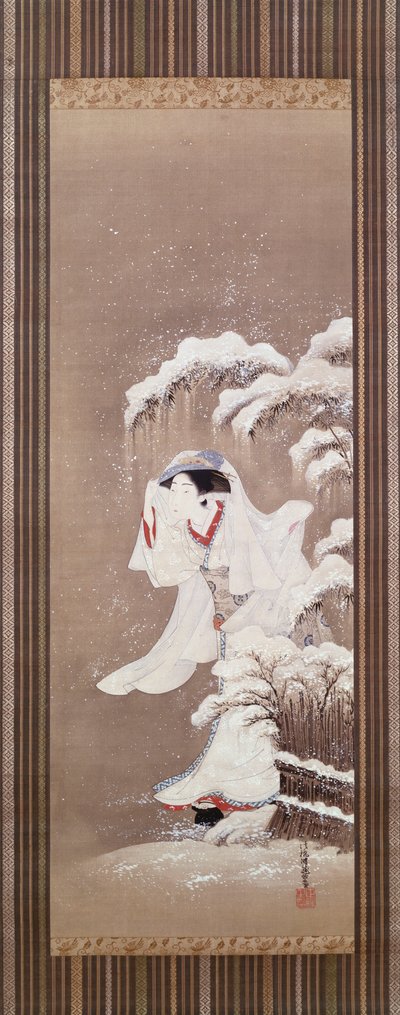 Una Belleza en la Nieve de James Jacques Joseph Tissot