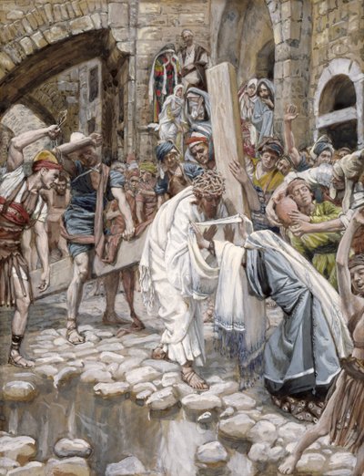 Una Mujer Santa Limpia el Rostro de Jesús, ilustración para La Vida de Cristo, c.1886-94 de James Jacques Joseph Tissot