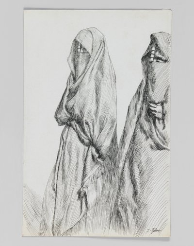 Un camino en el Monte de los Olivos, ilustración de La Vida de Nuestro Señor Jesucristo de James Jacques Joseph Tissot