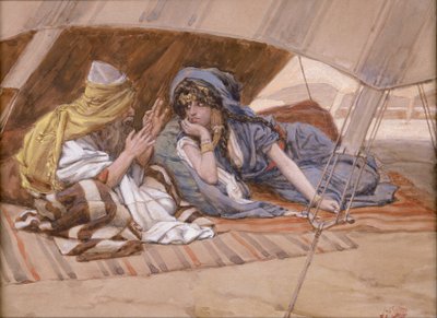 El consejo de Abram a Sarai de James Jacques Joseph Tissot