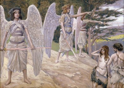 Adán y Eva expulsados del Paraíso - Tissot, James Jacques Joseph (1836-1902) - 1896-1902 - Museo Judío, Nueva York de James Jacques Joseph Tissot